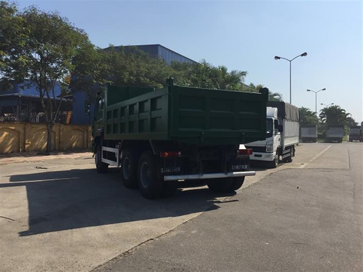 XE TẢI HOWO 3 CHÂN 290 HP THÙNG VUÔNG